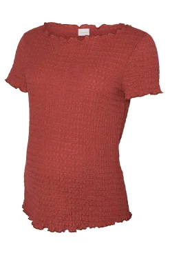Top de manga corta maternity
