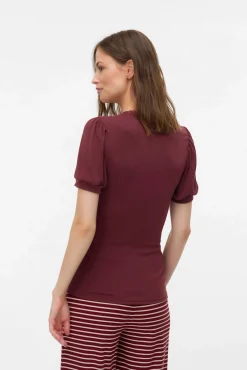 Top de manga corta maternity y lactancia