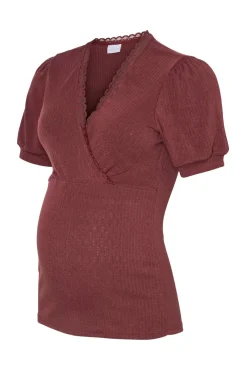 Top de manga corta maternity y lactancia