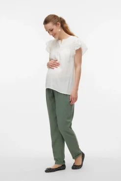 Top de manga corta maternity y lactancia