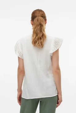 Top de manga corta maternity y lactancia