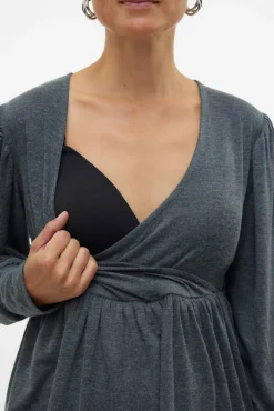 Top de manga larga maternity y lactancia