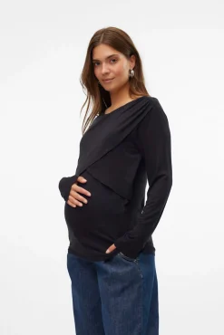 Top de manga larga maternity y lactancia