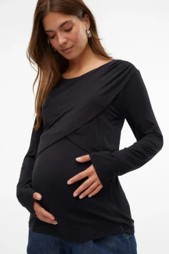 Top de manga larga maternity y lactancia