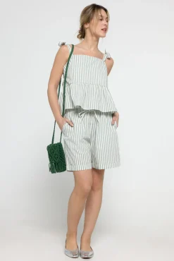 Top de rayas