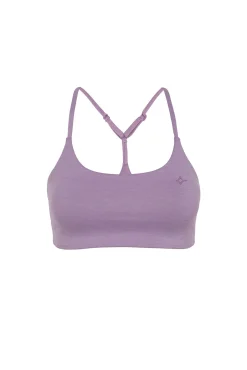 Top deportivo lila