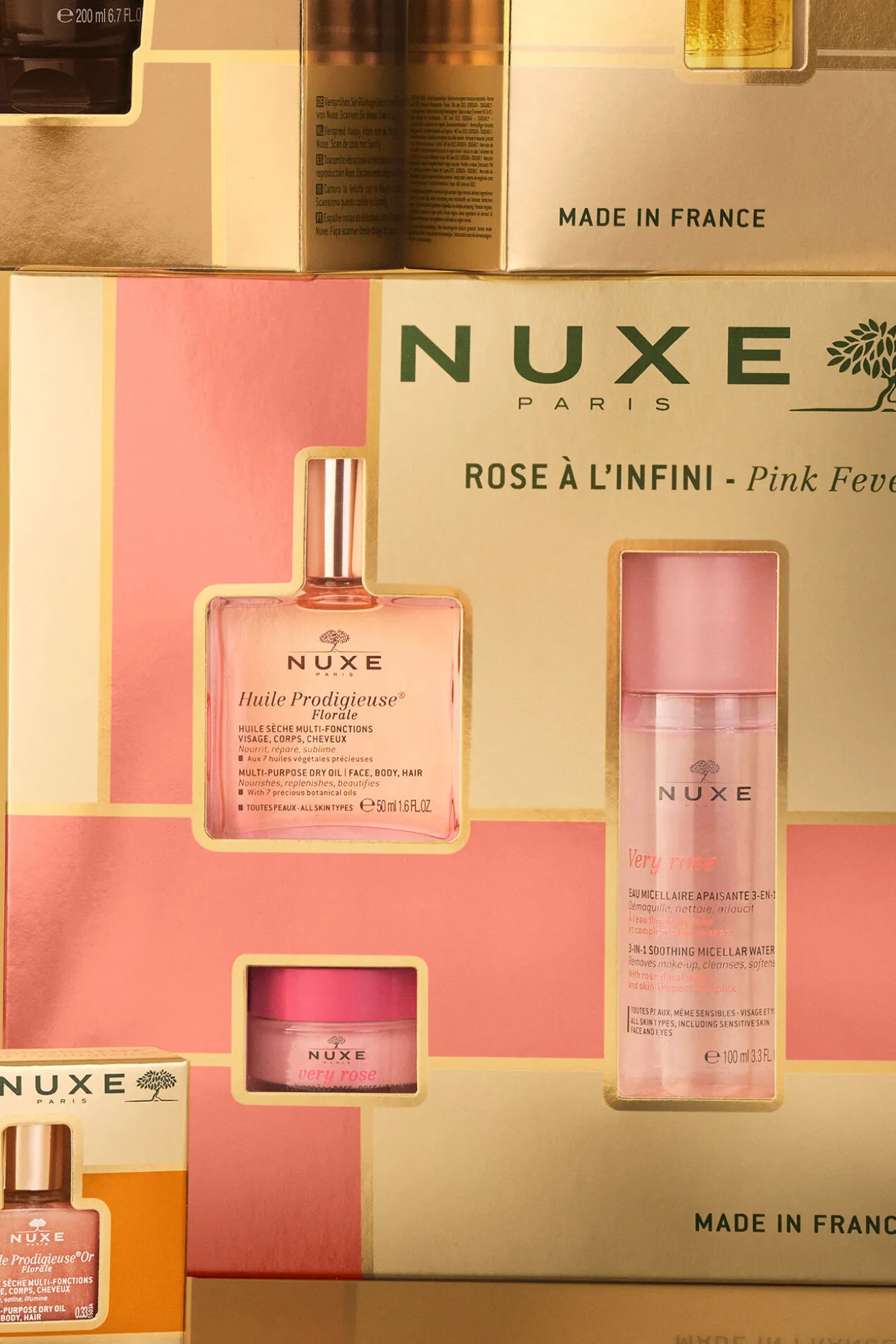 Tratamiento facial rosa Coffret La vie en rose Nuxe