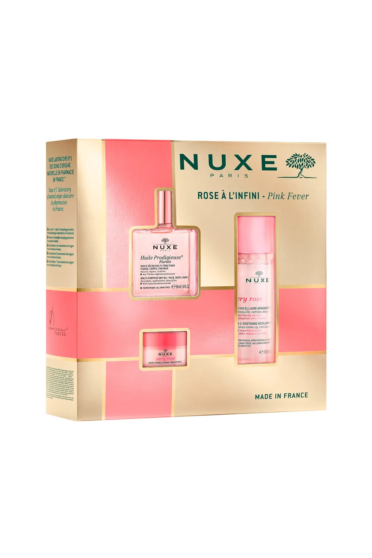 Tratamiento facial rosa Coffret La vie en rose Nuxe