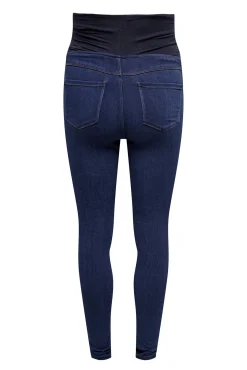Vaquero skinny premamá barriga alta.