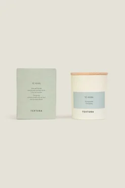Vela perfumada té verde