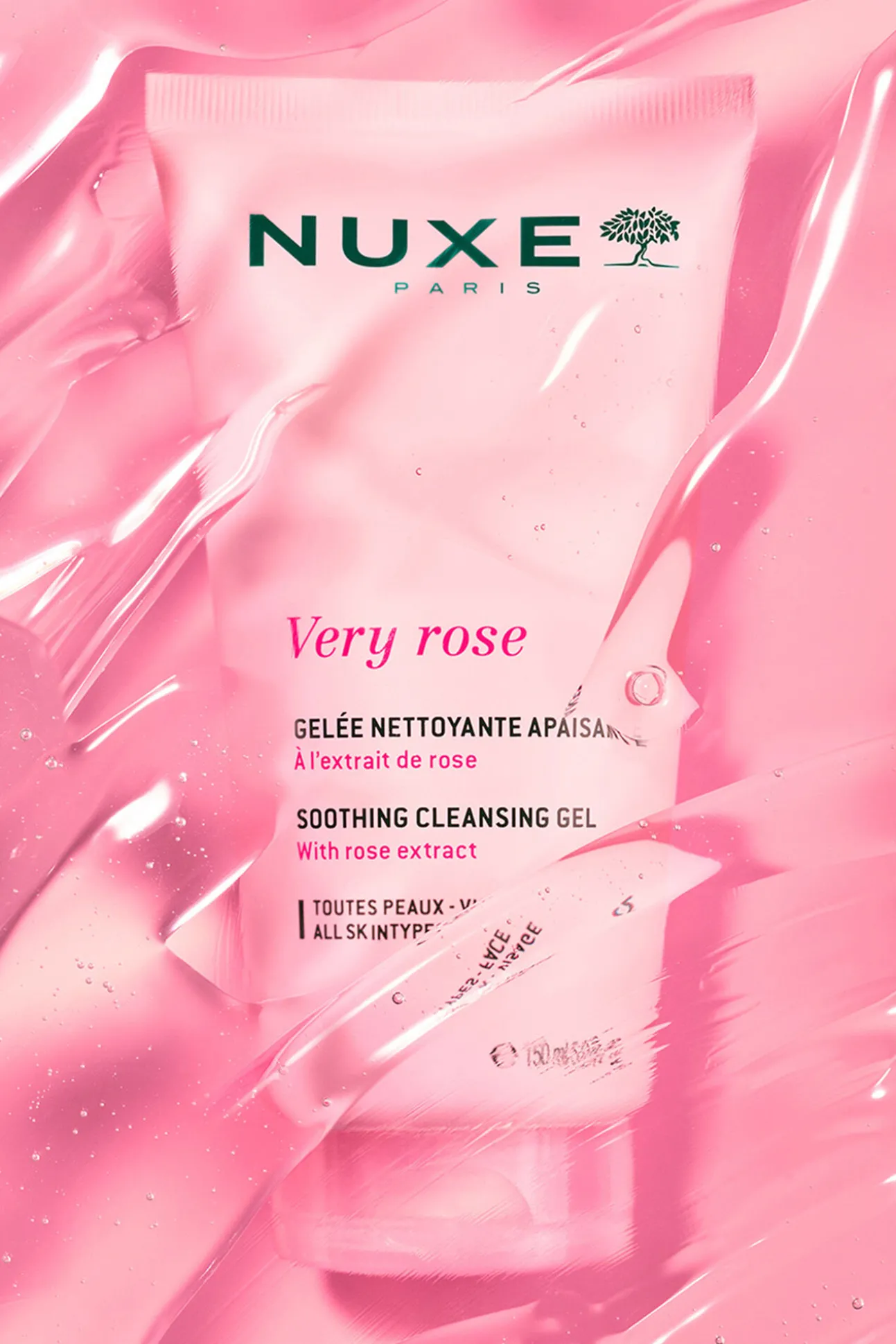 VERY ROSE GEL LIMPIADOR CALMANTE 150ML