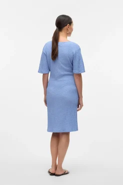 Vestido corto de manga corta maternity y lactancia
