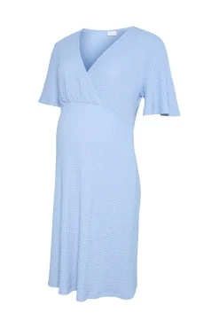 Vestido corto de manga corta maternity y lactancia