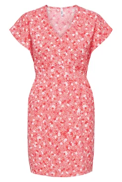 Vestido corto fluido
