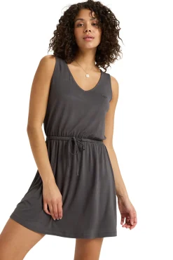 Vestido corto gris