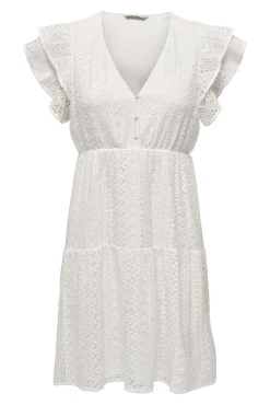 Vestido corto manga corta