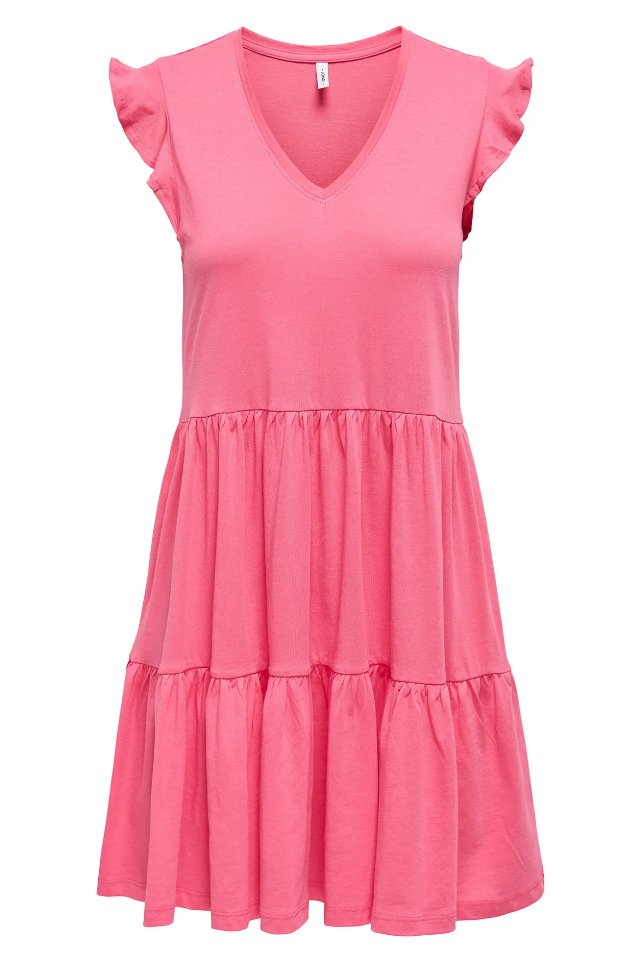 Vestido corto manga corta