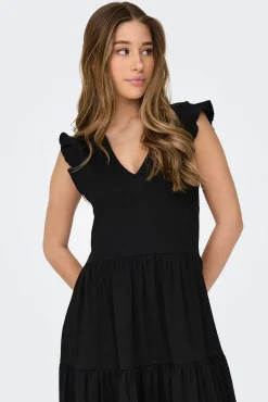 Vestido corto manga corta