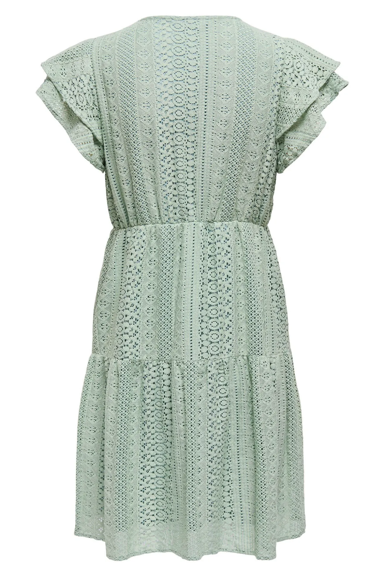 Vestido corto manga corta