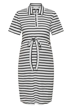Vestido corto manga corta maternity y lactancia