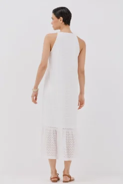 Vestido halter estructura