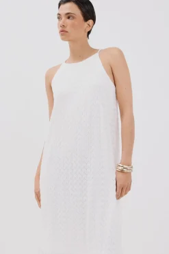 Vestido halter estructura