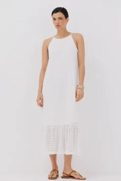 Vestido halter estructura