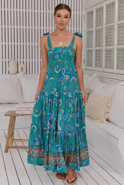 Vestido largo estampado Marley
