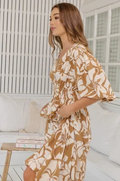 Vestido largo estampado Sonya