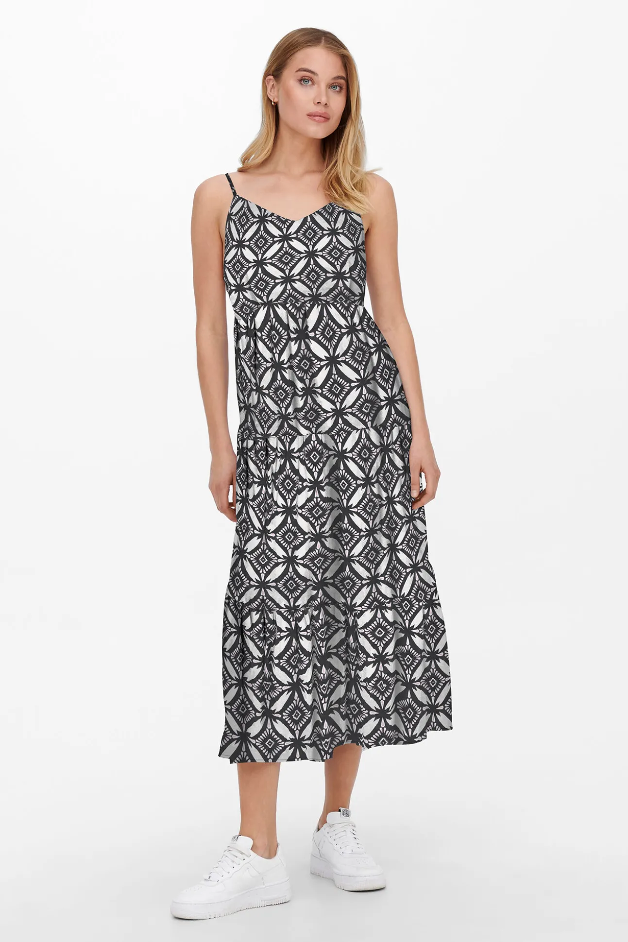 Vestido largo regular fit