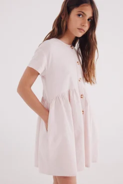 Vestido manga corta niña