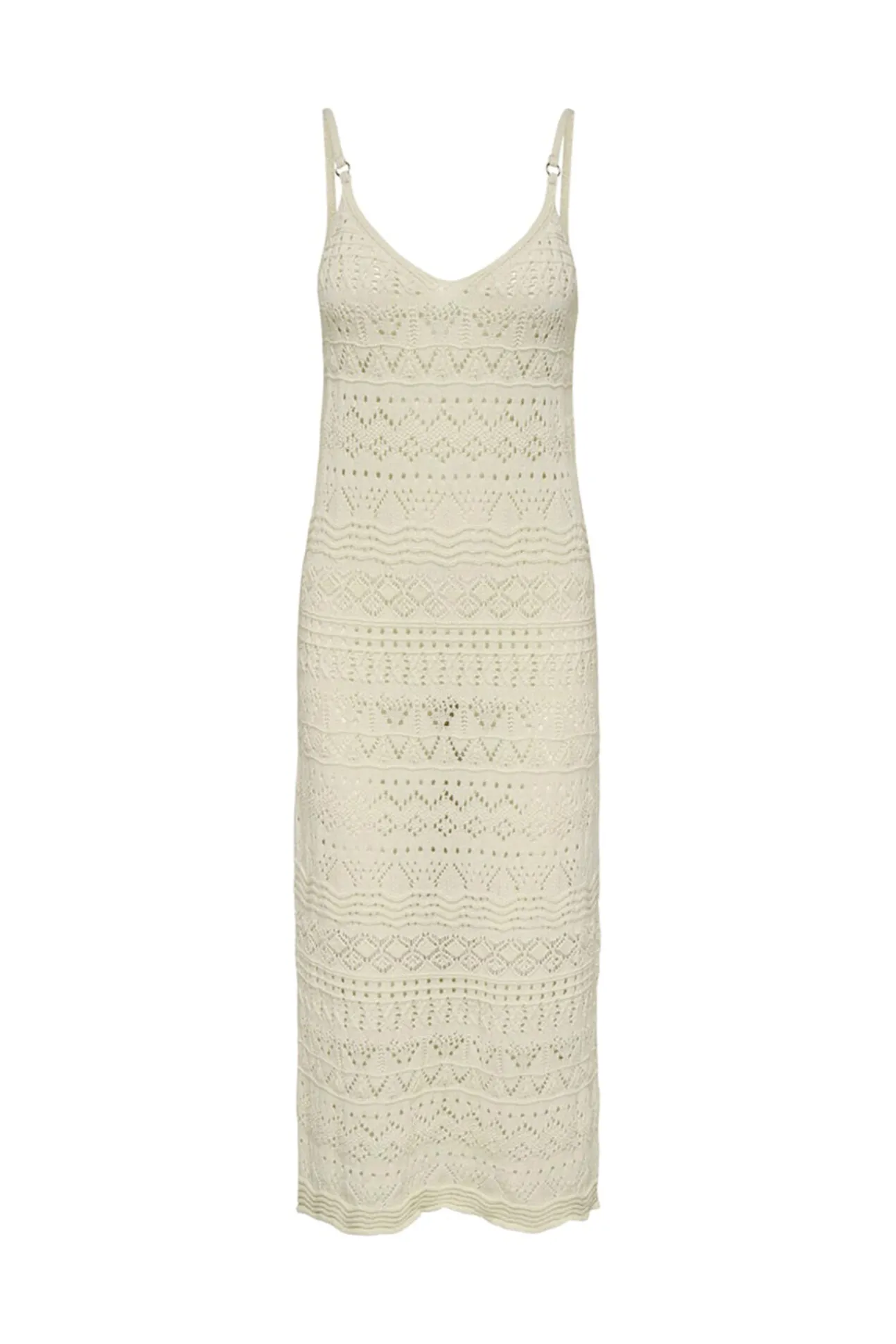 Vestido midi crochet