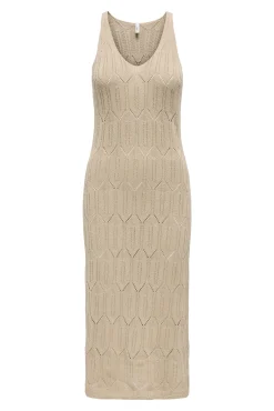 Vestido midi de crochet