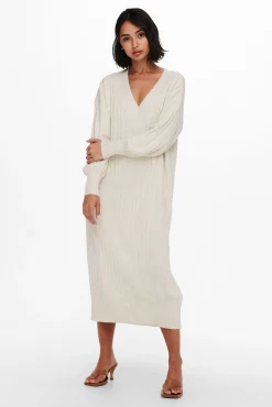 Vestido midi de punto