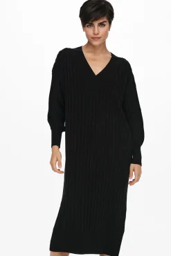 Vestido midi de punto