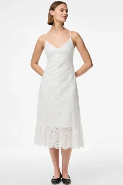 Vestido midi de tirantes