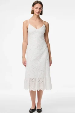 Vestido midi de tirantes