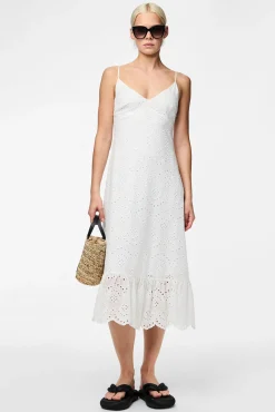 Vestido midi de tirantes