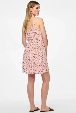 Vestido midi de tirantes