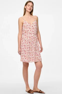 Vestido midi de tirantes