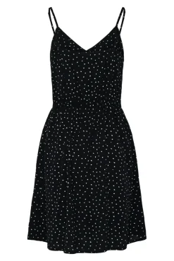 Vestido midi de tirantes