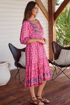 Vestido midi estampado Monday