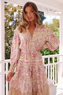 Vestido midi estampado Serenade