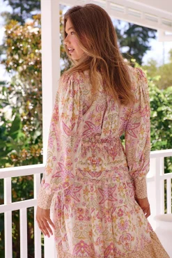 Vestido midi estampado Serenade