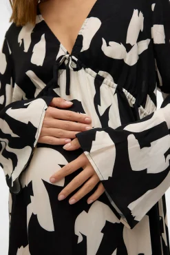 Vestido midi maternity