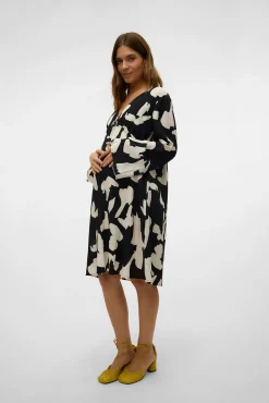 Vestido midi maternity