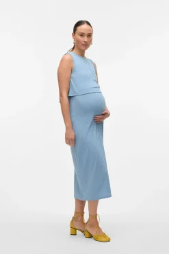 Vestido midi maternity