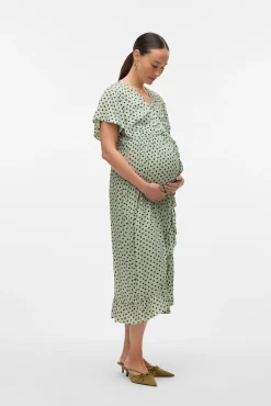 Vestido midi maternity y lactancia