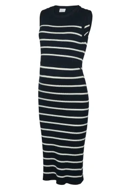 Vestido midi punto maternity