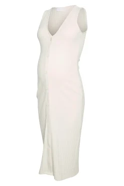 Vestido midi sin mangas maternity y lactancia